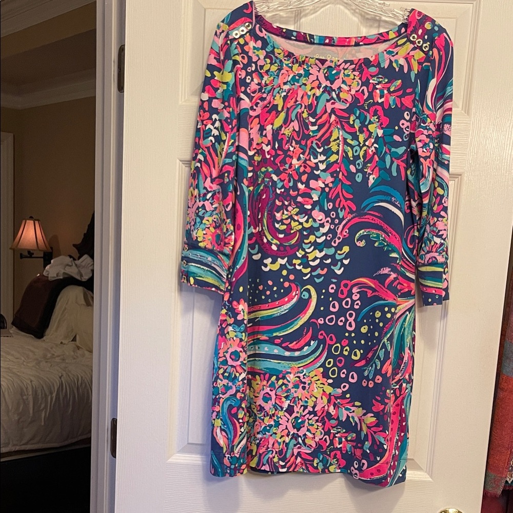 Lilly Pulitzer Colorful Floral Mini Dress